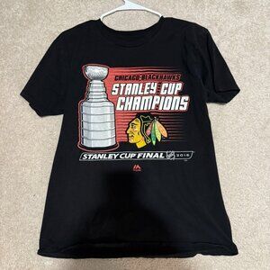 Chicago Blackhawks Stanley Cup Final Medium Men’s Shirt 2015